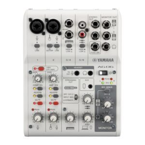 Yamaha AG06MK2 Live Streaming Mixer White