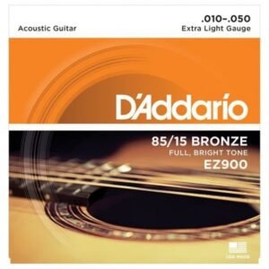 D'addario EZ900 85 15 Bronze Acoustic Guitar String 10-50 Gauge D'addario EZ900 85 15 Bronze Acoustic Guitar String 10-50 Gauge