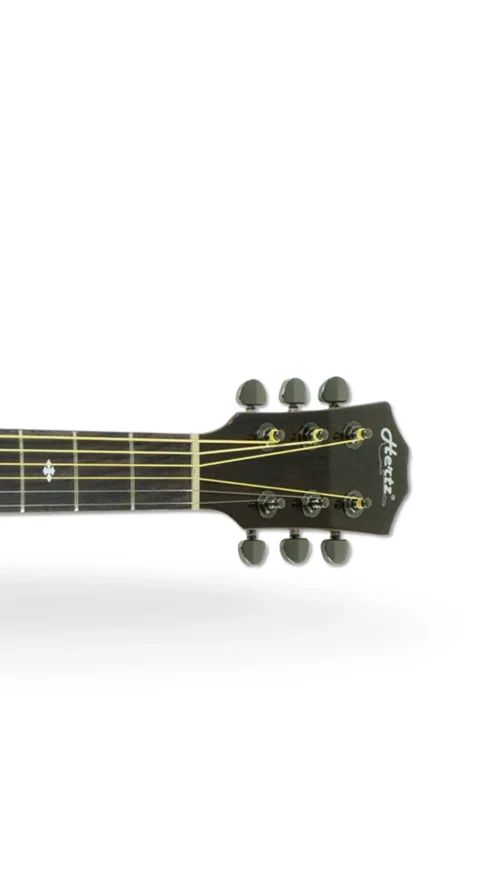 HERTZ HZA4040 EQ Solid Top Electro Acoustic Guitar with Natural Finish & Built-In Pickup System
