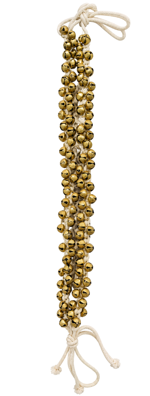 White Ghungroo Bells – Brass Bells with White Thread