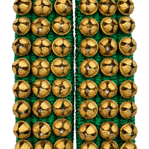 Green Ghungroo Bells – Brass Bells with Green Thread