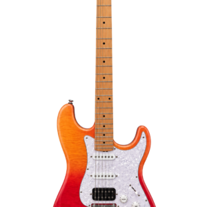 Chard CIB-800 Electric Guitar – Red & Orange Finish