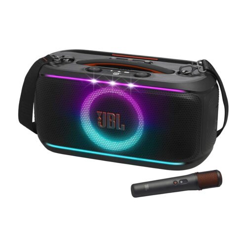 JBL Partybox On the GO-2 Plus Portable Party Speaker with Two Wireless Digital Mic JBL Partybox On the GO-2 Plus Portable Party Speaker with Two Wireless Digital Mic
