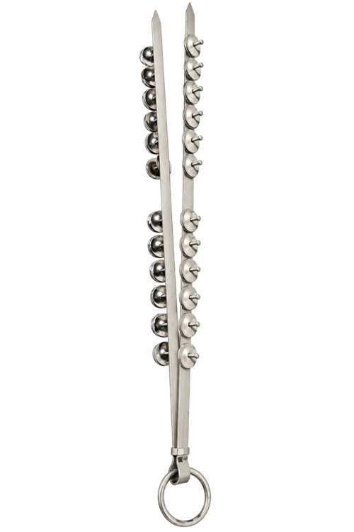 Silver Chimta – Traditional Indian Musical Instrument