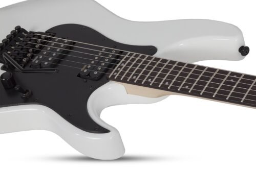 Schecter Sun Valley Super Shredder FR - Gloss White detail Schecter Sun Valley Super Shredder 1282 with Floyd Rose – White