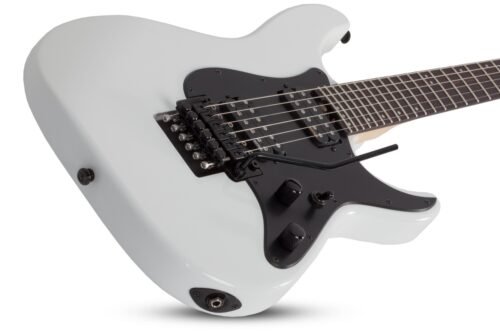 Schecter Sun Valley Super Shredder FR - Gloss White detail Schecter Sun Valley Super Shredder 1282 with Floyd Rose – White
