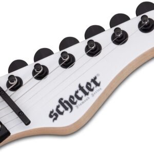 Schecter Sun Valley Super Shredder FR - Gloss White detail Schecter Sun Valley Super Shredder 1282 with Floyd Rose – White
