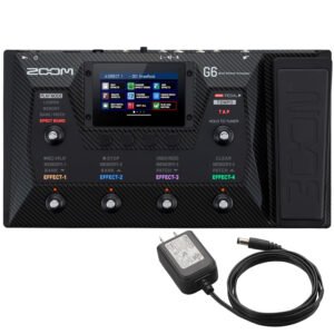 6abe3b1734a025e0e20160dd17801e3ec26df27bf898a969296e0.jpg Zoom G6 GUITAR Multi Effect Processor