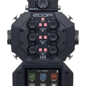 6abe40f168b24348209e8b002581524daaa3d6d45f4eb041463b6.jpg Zoom H8 12-Track Portable Handy Recorder