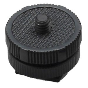 6abe411cb32e0ea629b41ea7dd6a3da2c1c4a424bb191bd6cc543.jpg Zoom HS-1 Hot Shoe Mount Adapter (Black)