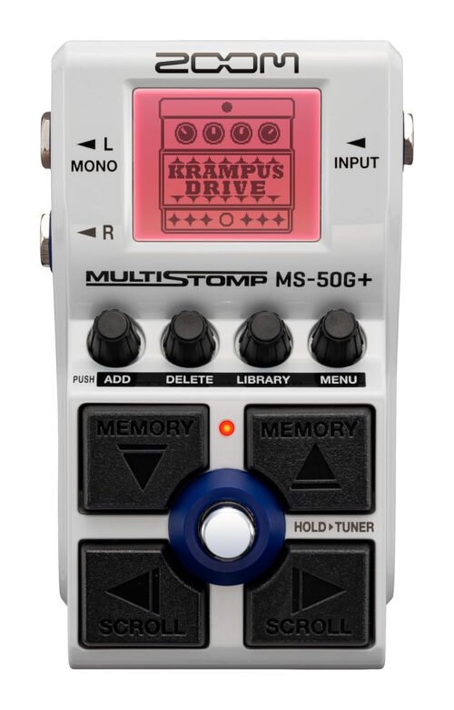 Zoom MS-50G+ MultiStomp Guitar Effects Pedal