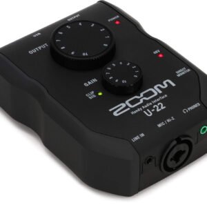 6abe4ab36f27d486ed81dcd97a2f9c83f665af41673c770b79da5.jpg Zoom U-22 Handy Audio Interface, Black