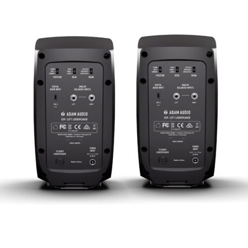 Adam Audio D3V 3.5 inch Desktop Active Studio Monitor - Pair Black 4 Adam Audio D3V 3.5 inch Desktop Active Studio Monitor - Pair Black