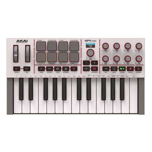 Akai MPK Mini IV Midi Controller - White