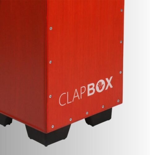Clapbox CB40 Red Snare Adjustable Cajon 3 Clapbox CB40 Cherry Red Snare Adjustable Cajon