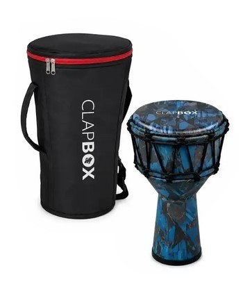 Clapbox Djembe DB-101 (8 inches) - Rope tuning with BAG