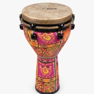 Clapbox Djembe DB-103 Fiber Skin (12 inches) - Machine Head Tuning with BAG