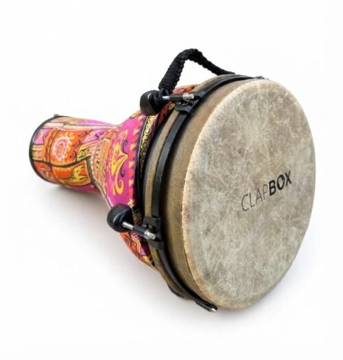 Clapbox Djembe DB-103 Fiber Skin (12 inches) - Machine Head Tuning with BAG