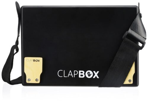 Clapbox Lap Cajon PRO - with Bag & Strap, Black