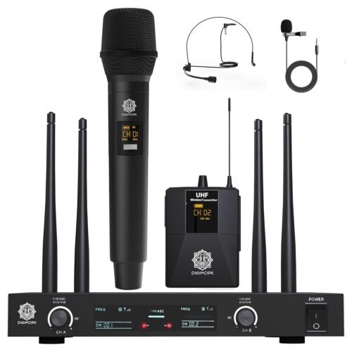 DIGIMORE UHF Wireless Microphone System (D-380)