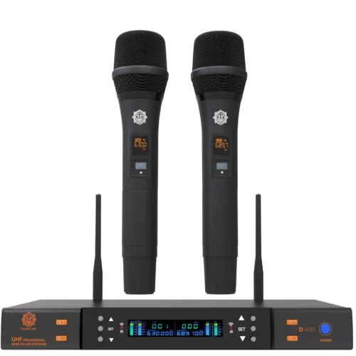 Digimore D-330 Dual Wireless Dynamic Microphone System UHF Audio