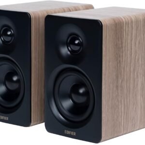 Edifier M60 Compact Desktop Speakers Bluetooth Classic Oak Edifier M60 Compact Desktop Speakers Bluetooth (Classic Oak,Pair)