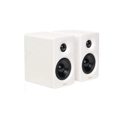 Edifier M60 Compact Desktop Speakers Bluetooth (White,Pair)