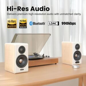 Edifier S880DB MKII Hi-Fi Bookshelf Speakers, 88W RMS, White3 Edifier S880DB MKII Hi-Fi Bookshelf Speakers, 88W RMS, White