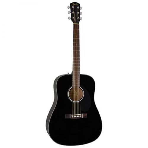 Fender 0970110006 CD-60S Dreadnought, Walnut Fingerboard, Black