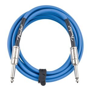 Fender Contour Series 10 feet Instrument Cable 0990571102 - Lake Placid Blue
