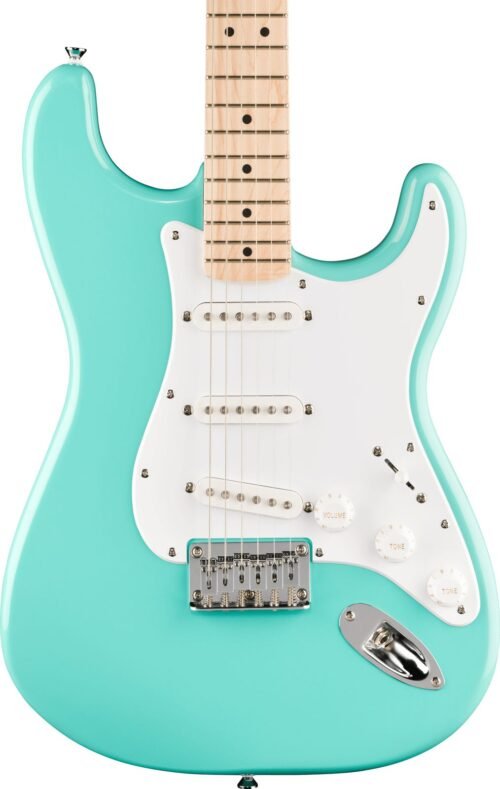Fender Squier Sonic Strat, HT, Maple Fingerb, White Pickguard, Sea Foam Green - 0373252549 Fender Squier Sonic Strat, HT, Maple Fingerb, White Pickguard, Sea Foam Green - 0373252549