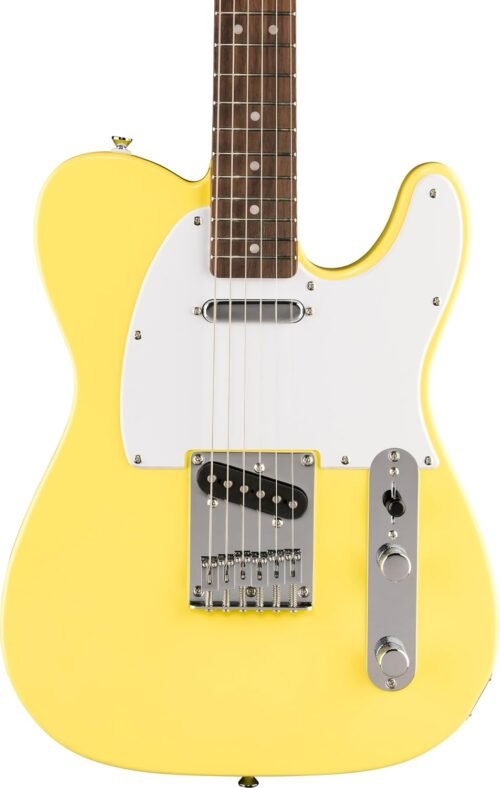Fender Squier Sonic Telecaster, Laurel Fingerboard, White Pickguard, Canary Yellow Fender Squier Sonic Telecaster, Laurel Fingerboard, White Pickguard, Canary Yellow
