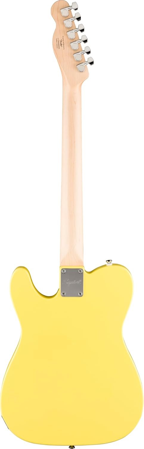 Fender Squier Sonic Telecaster, Laurel Fingerboard, White Pickguard, Canary Yellow Fender Squier Sonic Telecaster, Laurel Fingerboard, White Pickguard, Canary Yellow
