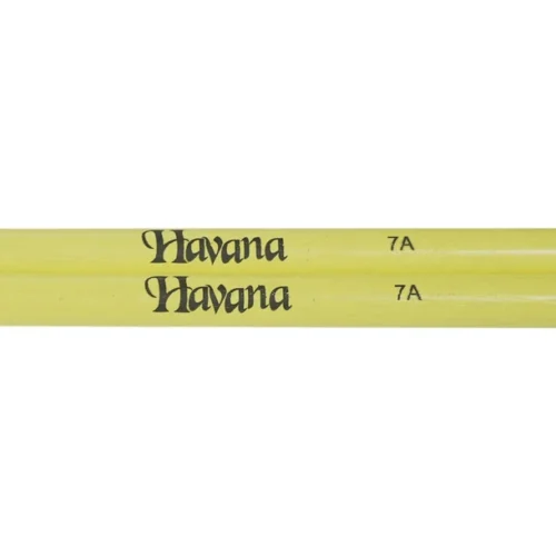 Havana AH7AY American Hickory Color Prints Drum Sticks (Yellow) (7A)