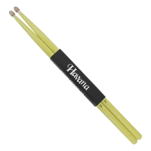 Havana AH7AY American Hickory Color Prints Drum Sticks (Yellow) (7A) Havana AH7AY American Hickory Color Prints Drum Sticks (Yellow) (7A)
