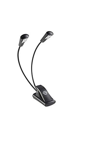 K&M Konig & Meyer Music Stand Light Double 4 LED Flexlight 12246-000-55