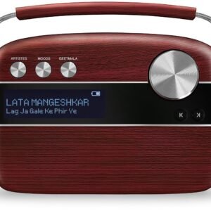 Saregama Carvaan Hindi - Portable Music (Cherrywood Red)
