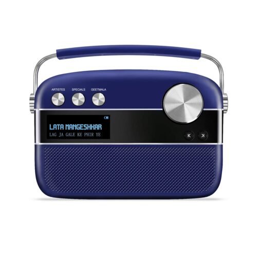 Saregama Carvaan Premium Hindi - Portable Music Player (Royal Blue)
