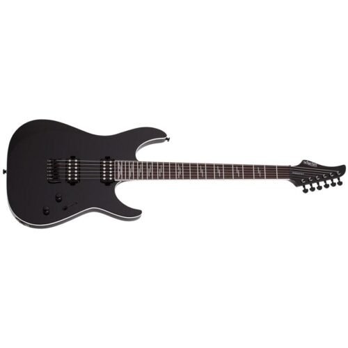 Schecter Reaper-6 Custom Electric Guitar - Gloss Black 2177 2 Schecter Reaper-6 Custom Electric Guitar – Gloss Black 2177