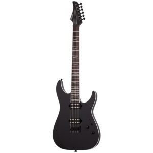 Schecter Reaper-6 Custom Electric Guitar - Gloss Black 2177 Schecter Reaper-6 Custom Electric Guitar – Gloss Black 2177