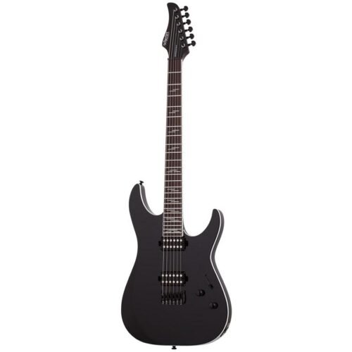 Schecter Reaper-6 Custom Electric Guitar - Gloss Black 2177 Schecter Reaper-6 Custom Electric Guitar – Gloss Black 2177