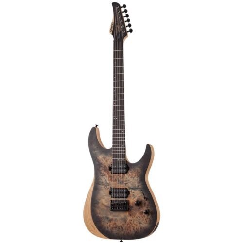 Schecter Reaper-6 SCB Electric Guitar - Satin Charcoal Burst 1500 Schecter Reaper-6 SCB Electric Guitar – Satin Charcoal Burst 1500