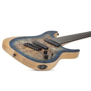Schecter Reaper-7 Multiscale SSKYB Electric Guitar With Bag - Satin Sky Burst 1510 3 Schecter Reaper-7 Multiscale SSKYB Electric Guitar With Bag – Satin Sky Burst 1510