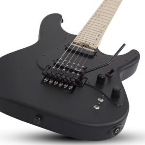 Schecter Sun Valley Super Shredder FR S SBK Maple Fingerboard Electric Guitar - Satin Black 1285 4 Schecter Sun Valley Super Shredder FR S SBK Maple Fingerboard Electric Guitar – Satin Black 1285