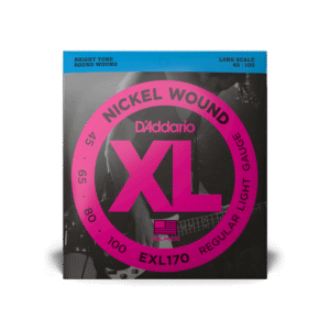 D'Addario EXL170 XL Nickel 45-100 - pack front Daddario EXL170 Nickel Wound Bass Guitar String 45-100 Long Scale