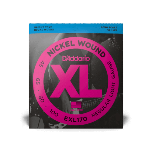 D'Addario EXL170 XL Nickel 45-100 - pack front Daddario EXL170 Nickel Wound Bass Guitar String 45-100 Long Scale