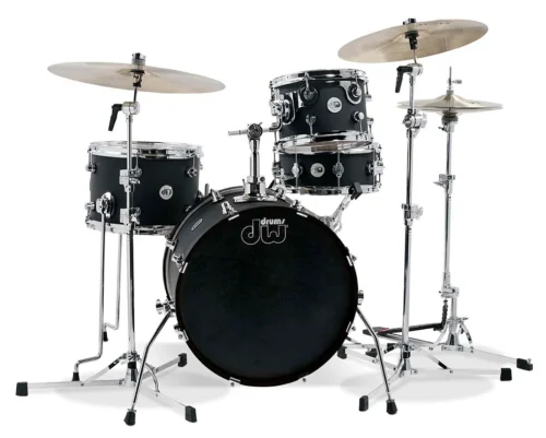 Drum Workshop Drum Set, Satin Lacquer (DDLM1804BL)