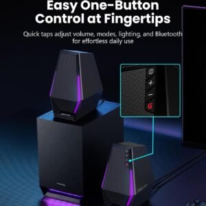 Edifier G1500 MAX 2.1 RGB Light Gaming Speakers Wood Subwoofer – photo 2 Edifier G1500 MAX 2.1 RGB Light Gaming Speakers Wood Subwoofer