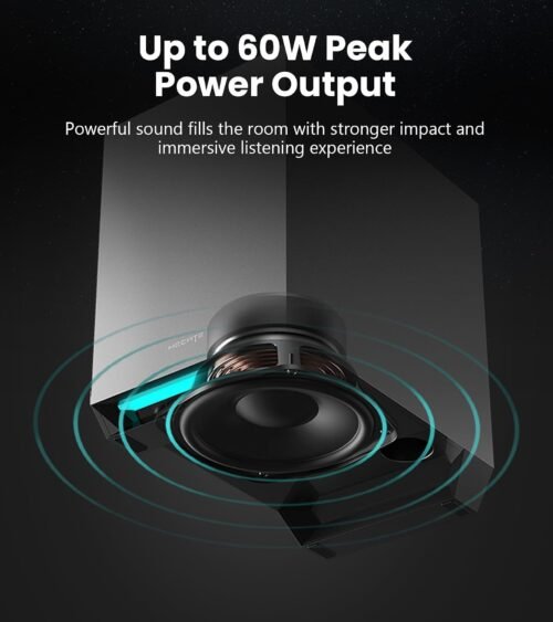 Edifier G1500 MAX 2.1 RGB Light Gaming Speakers Wood Subwoofer – photo 6 Edifier G1500 MAX 2.1 RGB Light Gaming Speakers Wood Subwoofer