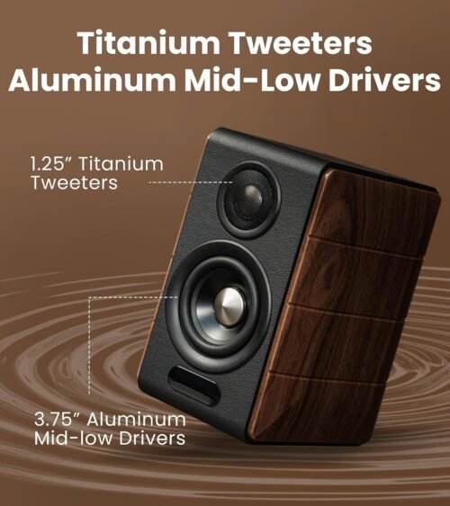 Edifier S880DB MKII Hi-Fi Bookshelf Speakers, 88W RMS, Dark Wood – photo 4 Edifier S880DB MKII Hi-Fi Bookshelf Speakers, 88W RMS, Dark Wood